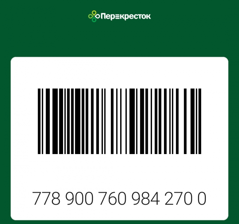 Карта Перекрсток