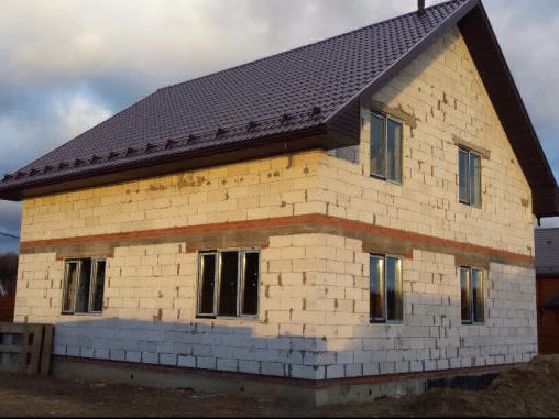 Строительство домов из газоселиката, кирпича, пенобетона